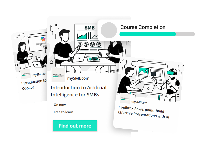 Academy course cards and progress tracking
